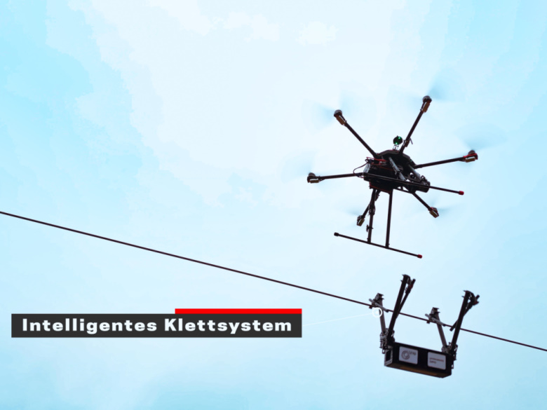 The intelligent velcro system places the sensor onto the power line for measurements