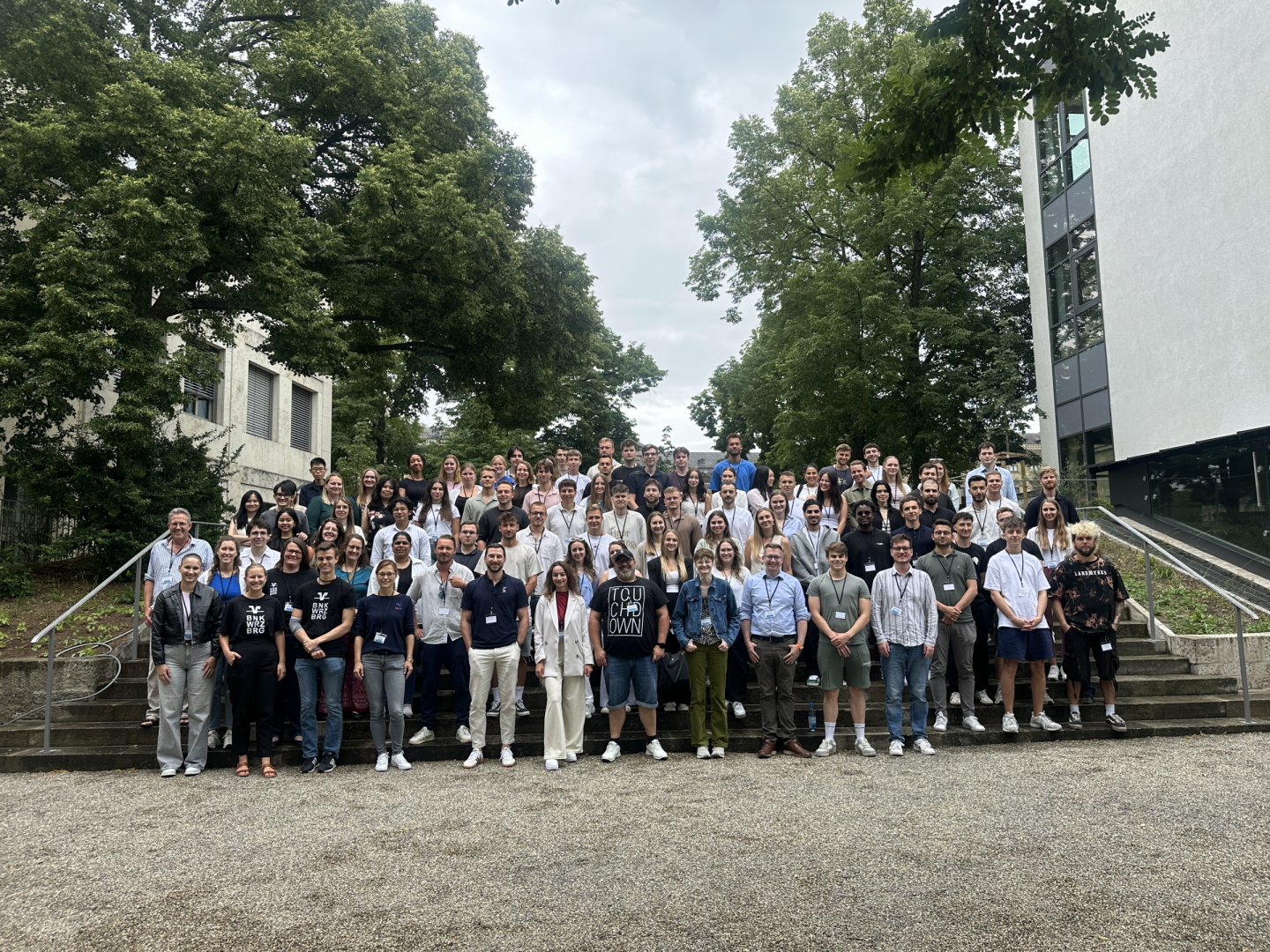 Gruppenfoto zum Abschluss der Innovation Challenge 2025 in Würzburg
