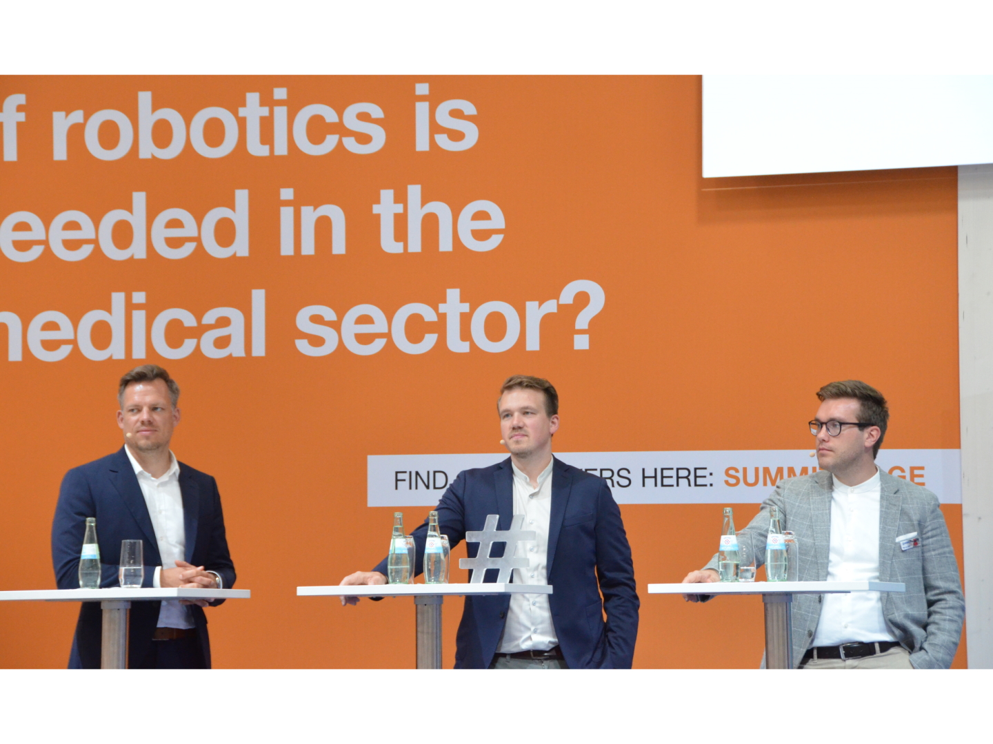 Podiumsdiskussion über Automatisierung in der Gesundheitslogistik der Zukunft