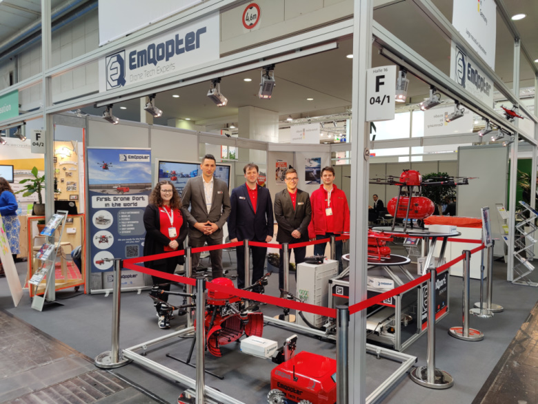 Das Emqopter-Messeteam in Hannover