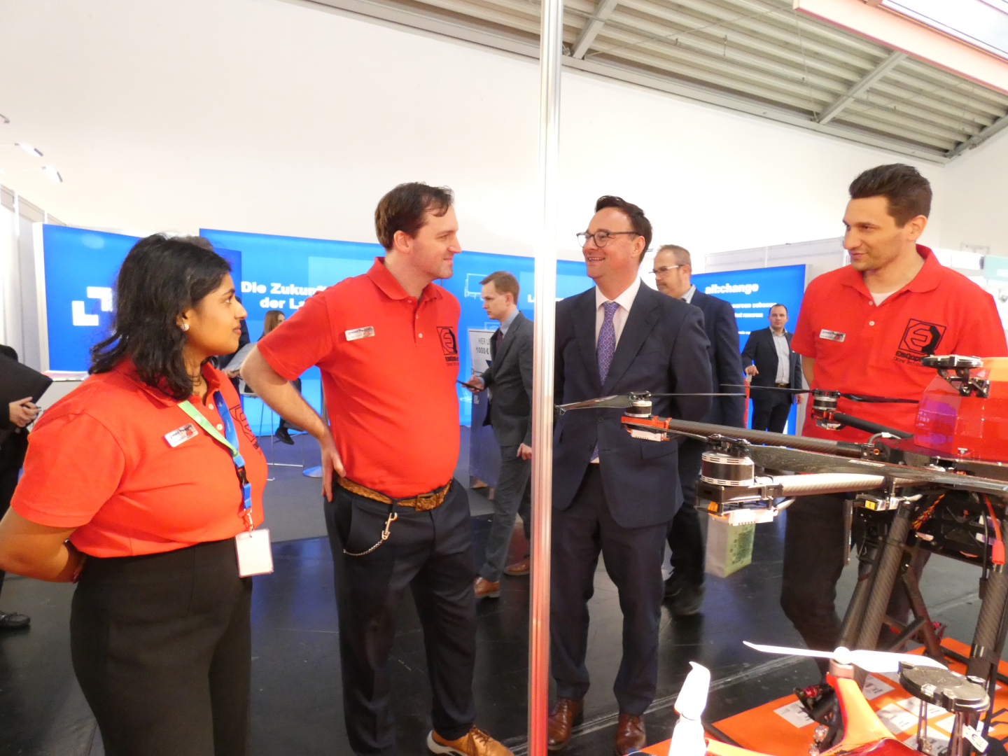 Oliver Luksic auf der TransportLogistic in München