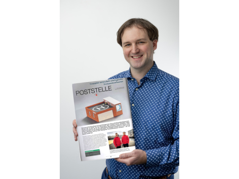 Auch DRONES, das Fachmagazin für die Drone-Economy, griff unseren Drohnenport auf