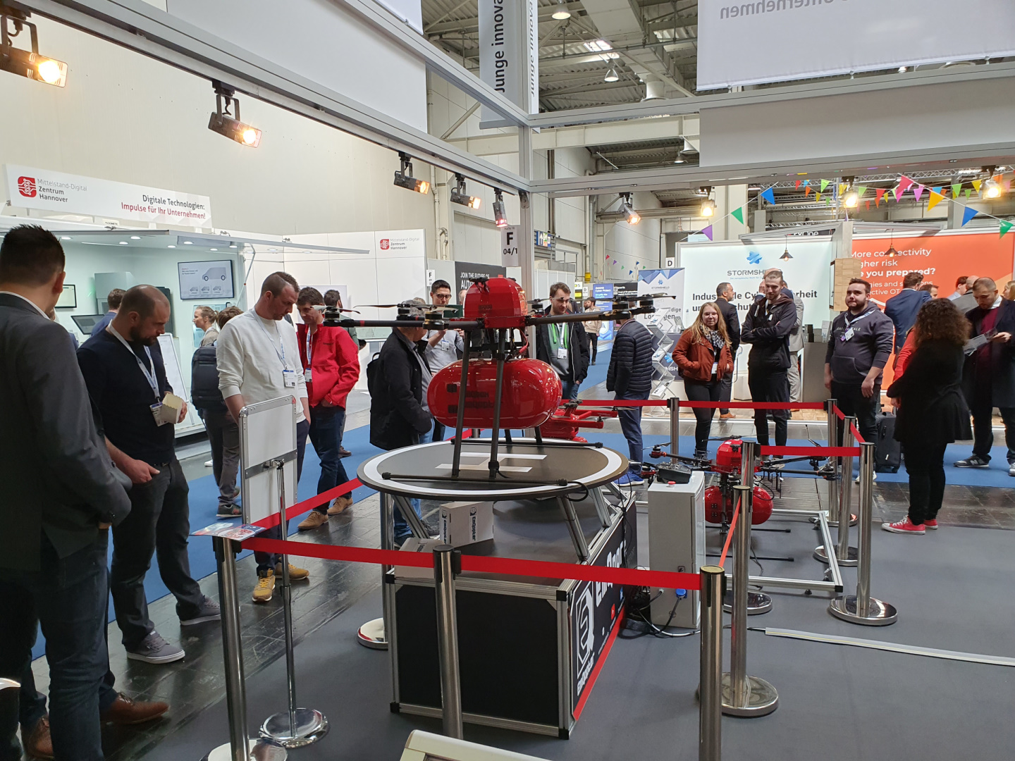 Großes Interesse am Messestand