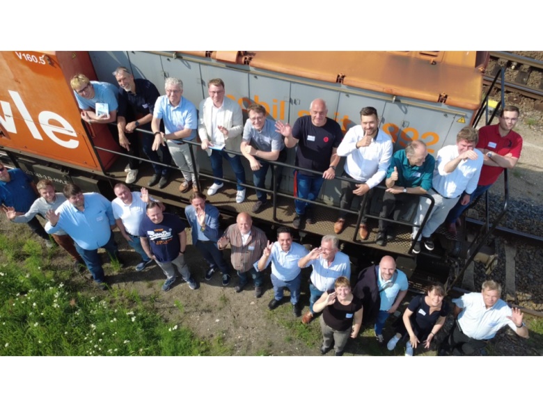 Gruppenfoto der Teilnehmenden beim RAIL-BB-Event 2025 in Elstal