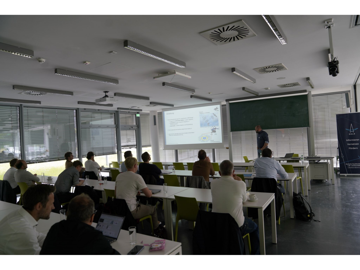 Numerous current aerospace technology projects were presented