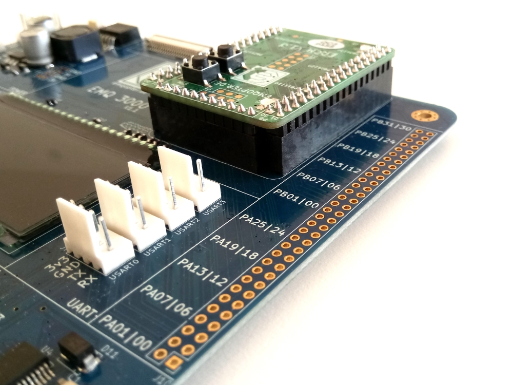 Mit über 60 GPIO-Pins stehen Ihnen bei der Entwicklung eine Vielzahl an Schnittstellen für die freie Verwendung zur Verfügung!