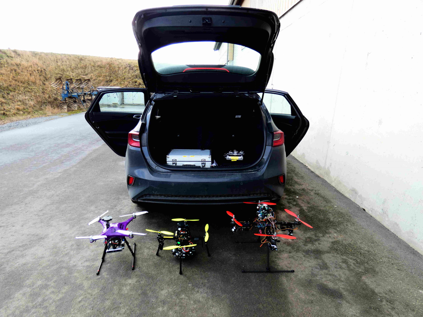 Die Sensorik von drei verschiedenen Prototypen wurden in diesem Feldtest erprobt