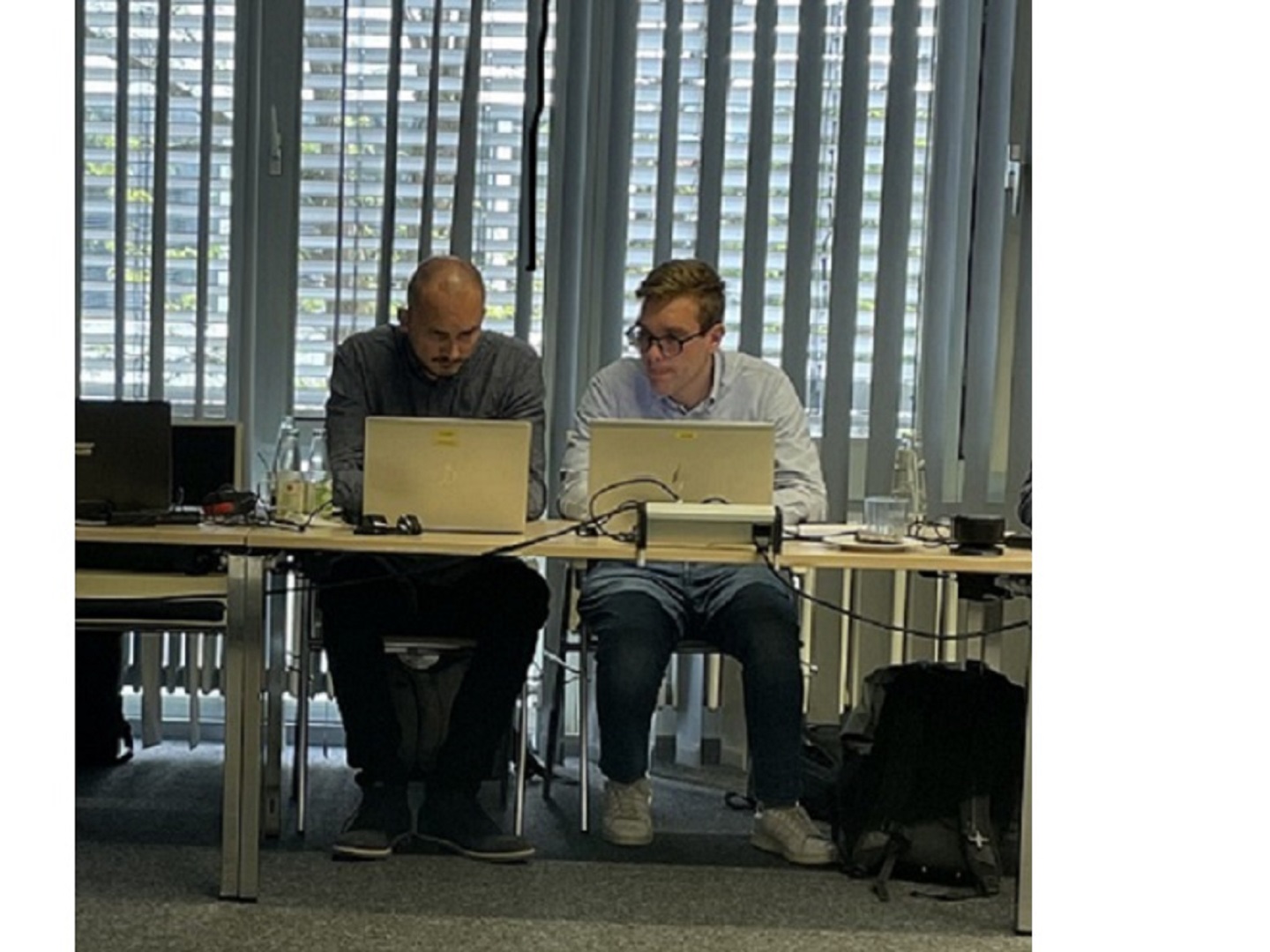 Fridolin Popov (Links) und Marvin Bihl (Rechts)