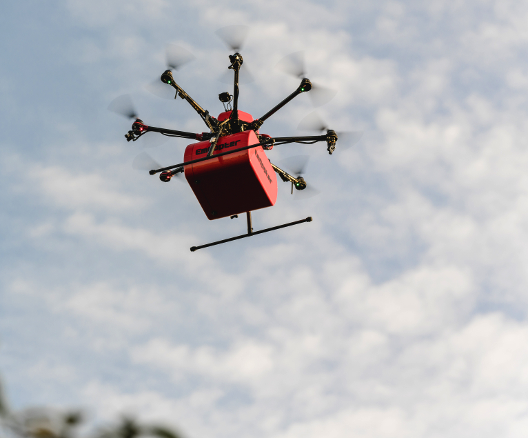 Emqopter Lieferdrohne